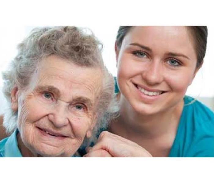 Senior woman and younger woman